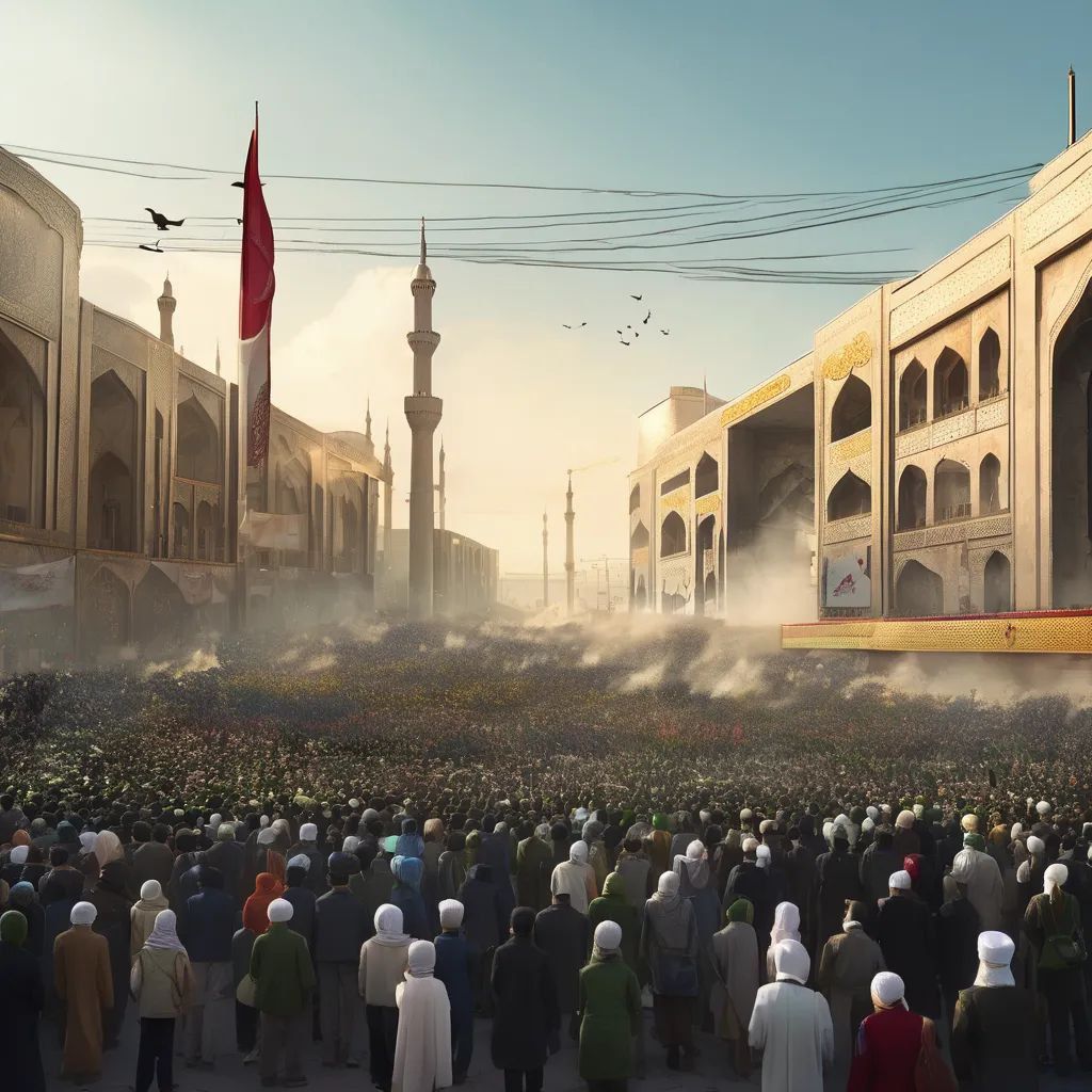 راهپیمایی های مردم در سال57